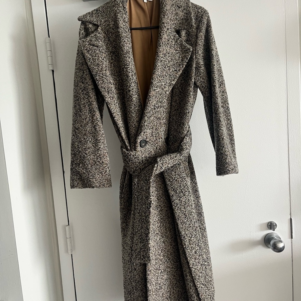 NWOT Vince Multicolor Textured Coat